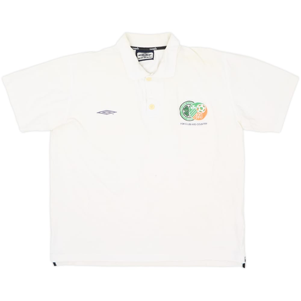 2004-05 Celtic/Ireland Umbro Polo Shirt - 5/10 - (L)