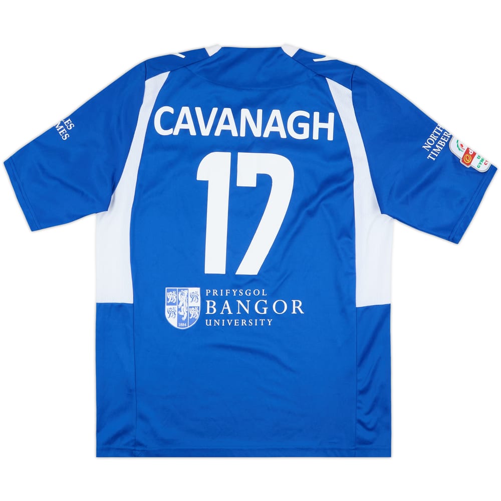2015-16 Bangor City Match Issue Home Shirt Cavanagh #17