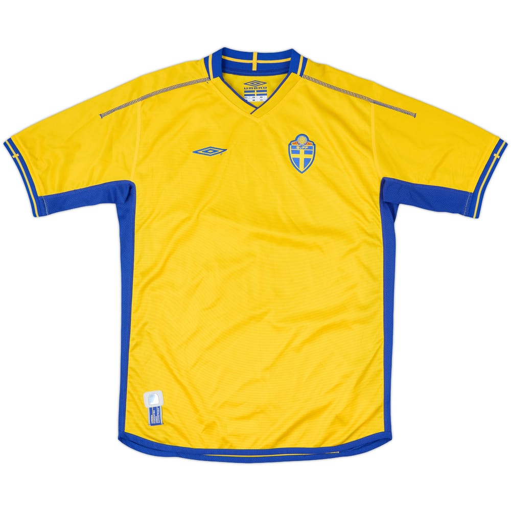 2003-04 Sweden Home Shirt - 7/10 - (XL.Boys)