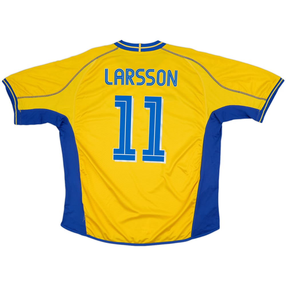 2003-04 Sweden Home Shirt Larsson #11 - 7/10 - (XXL)