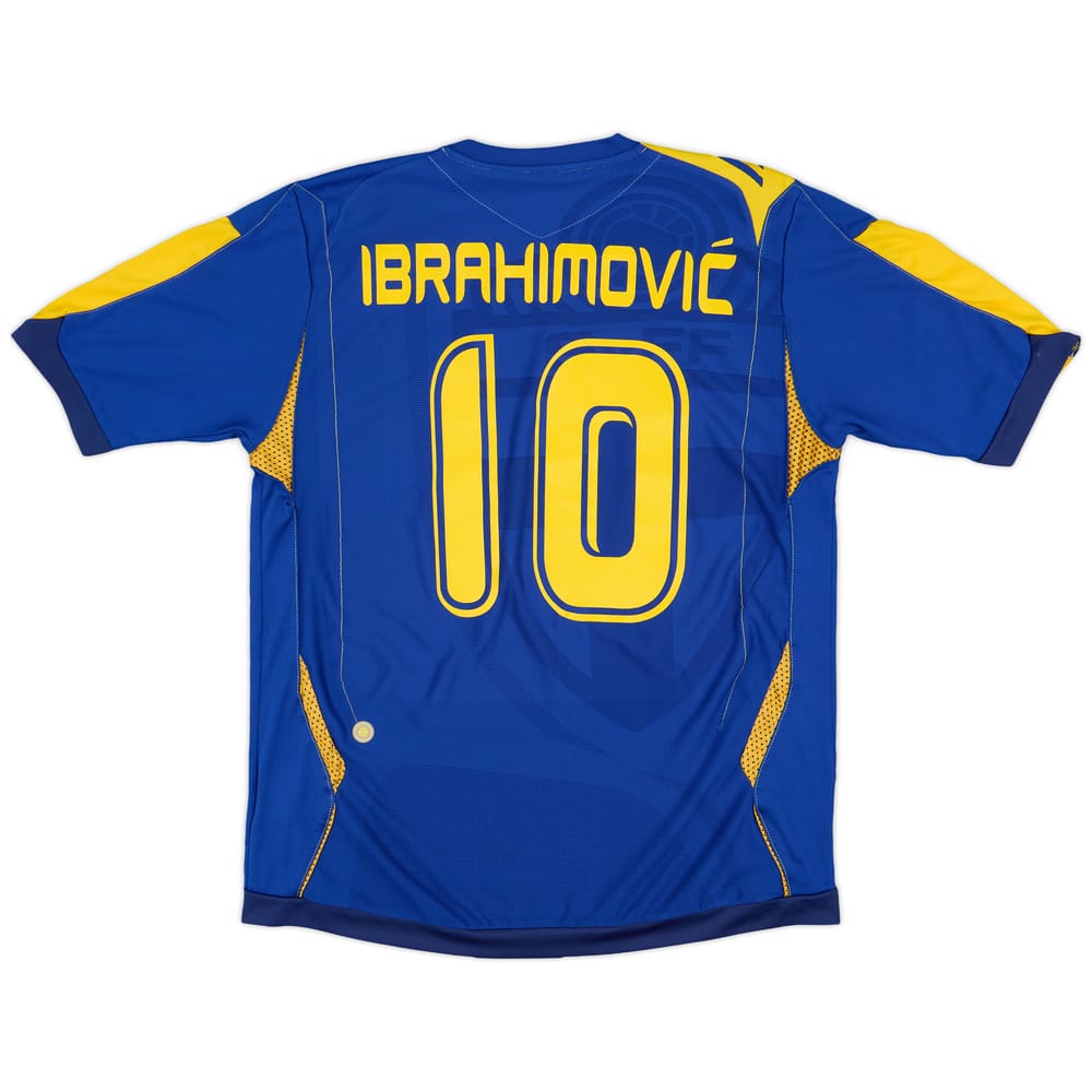 2006-08 Sweden Away Shirt Ibrahimovic #10 - 10/10 - (L)