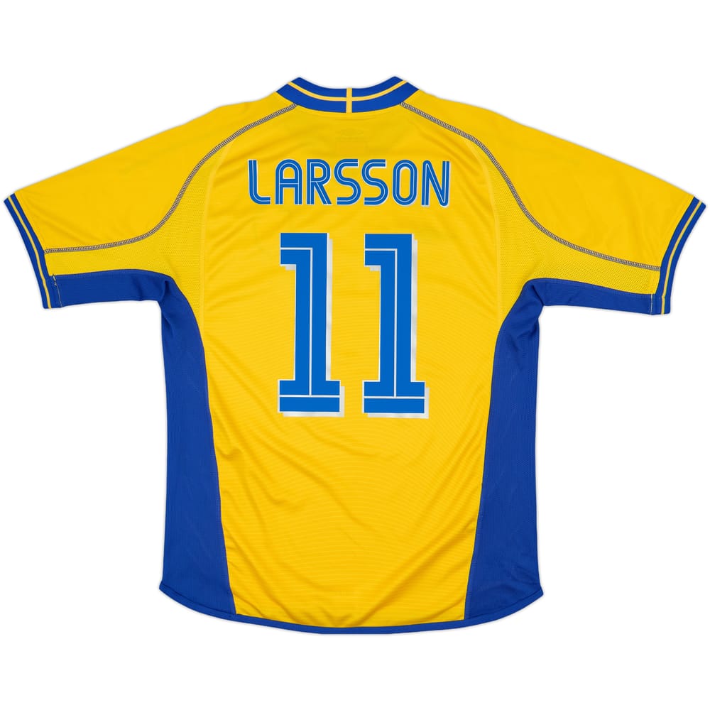 2003-04 Sweden Home Shirt Larsson #11 - 9/10 - (M)
