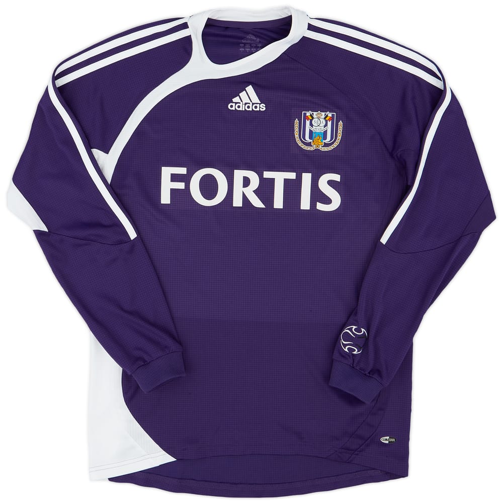 2006-08 Anderlecht Home L/S Shirt - 8/10 - (S)