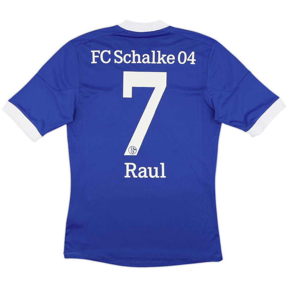 2012-14 Schalke Home Shirt Raul #7 - 8/10 - (S)
