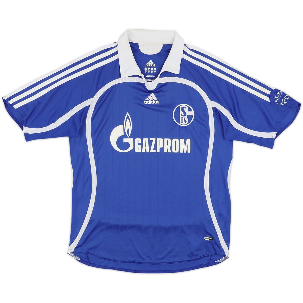 2007-08 Schalke Home Shirt - 8/10 - (M.Boys)