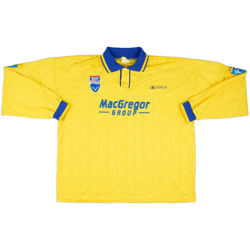1995-96 Ross County Match Issue Away L/S Shirt #2
