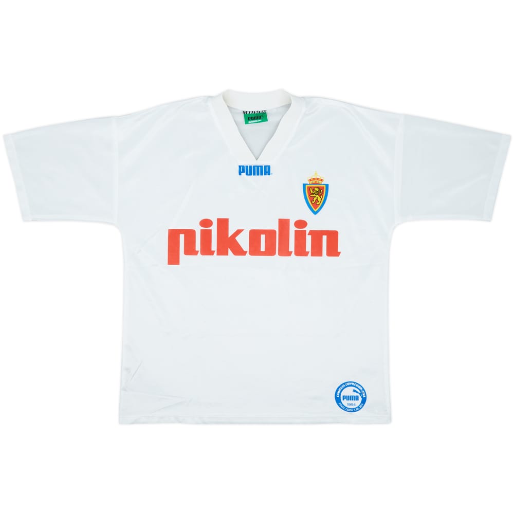 1993-94 Real Zaragoza 'Final Copa S.M Rey' Home Shirt - 7/10 - (L)