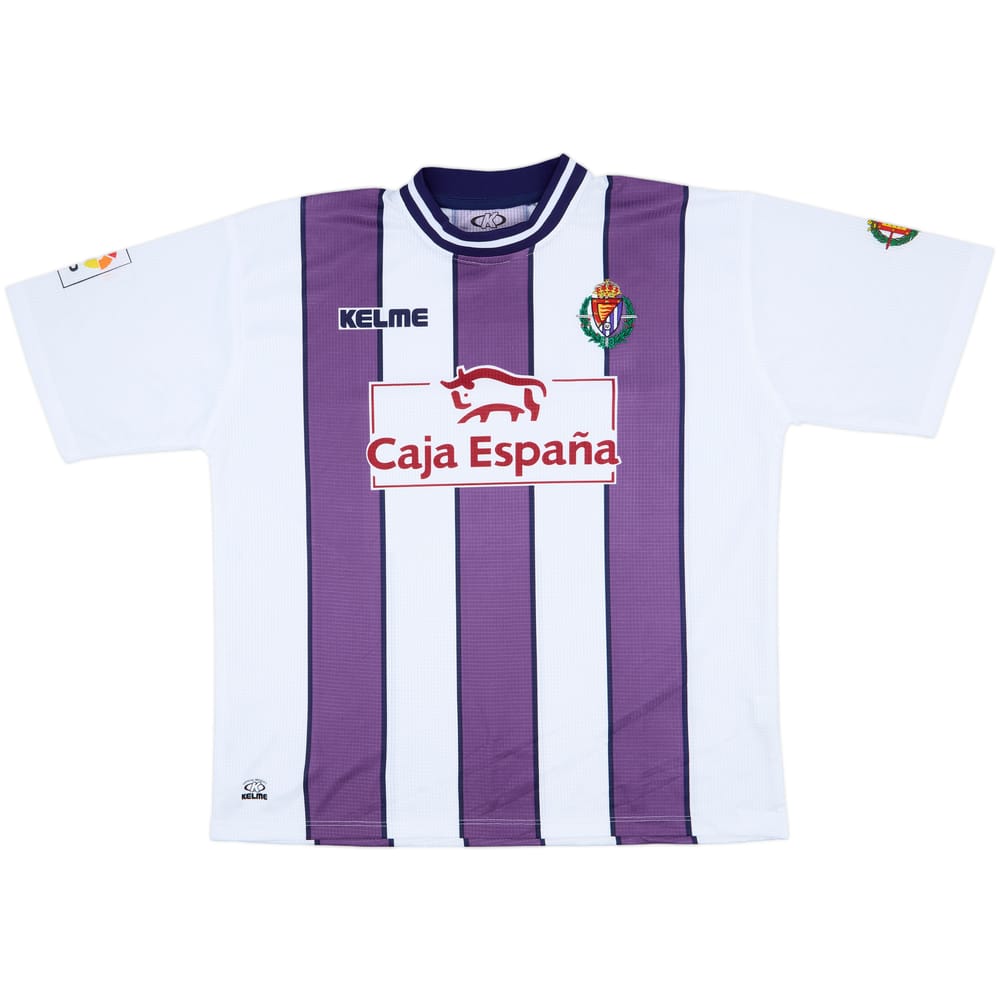 1999-00 Real Valladolid Home Shirt - 9/10 - (XL)