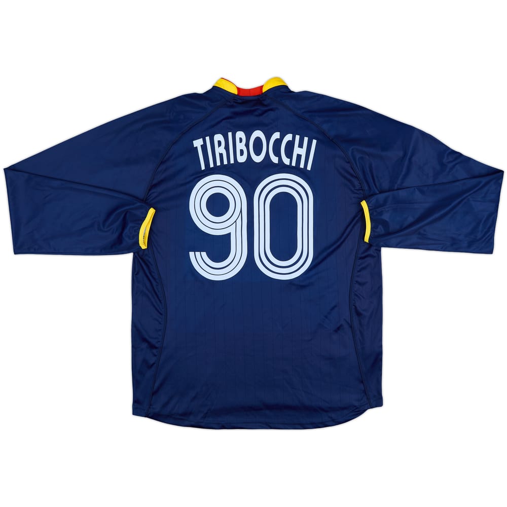 2007-08 Lecce Match Issue Third L/S Shirt Tiribocchi #90