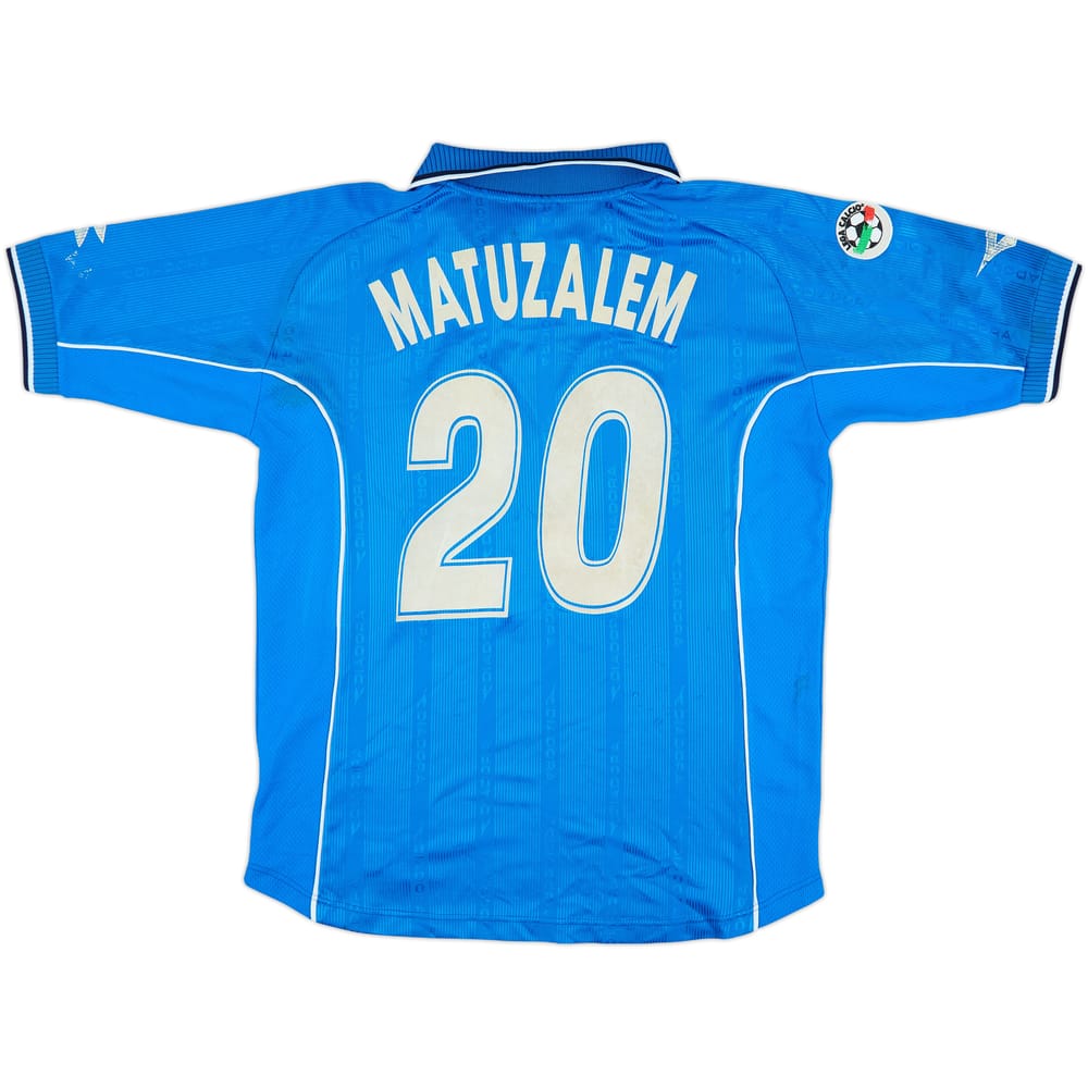 2000-01 Napoli Match Issue Home Shirt Matuzalem #20