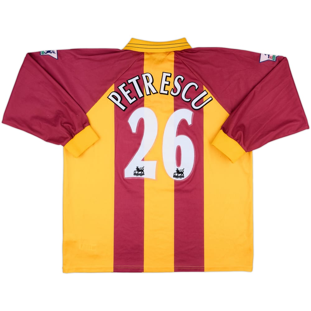 2000-01 Bradford Home L/S Shirt Petrescu #26 - 4/10 - (XL)