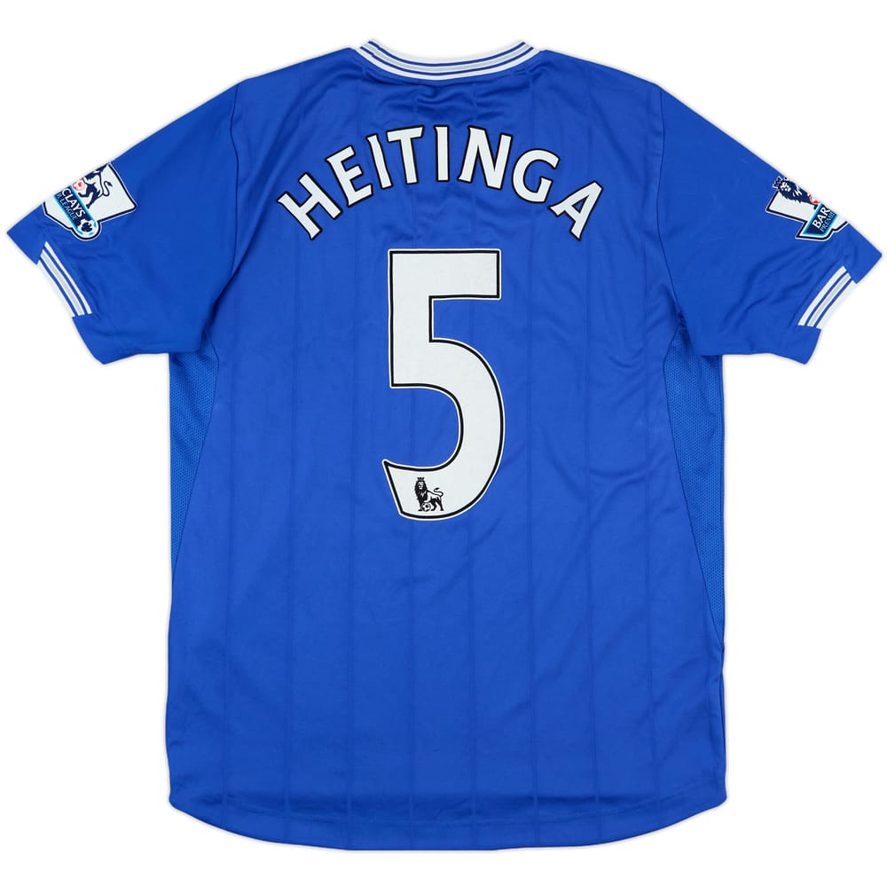 2009-10 Everton Home Shirt Heitinga #5 - 8/10 -(M)