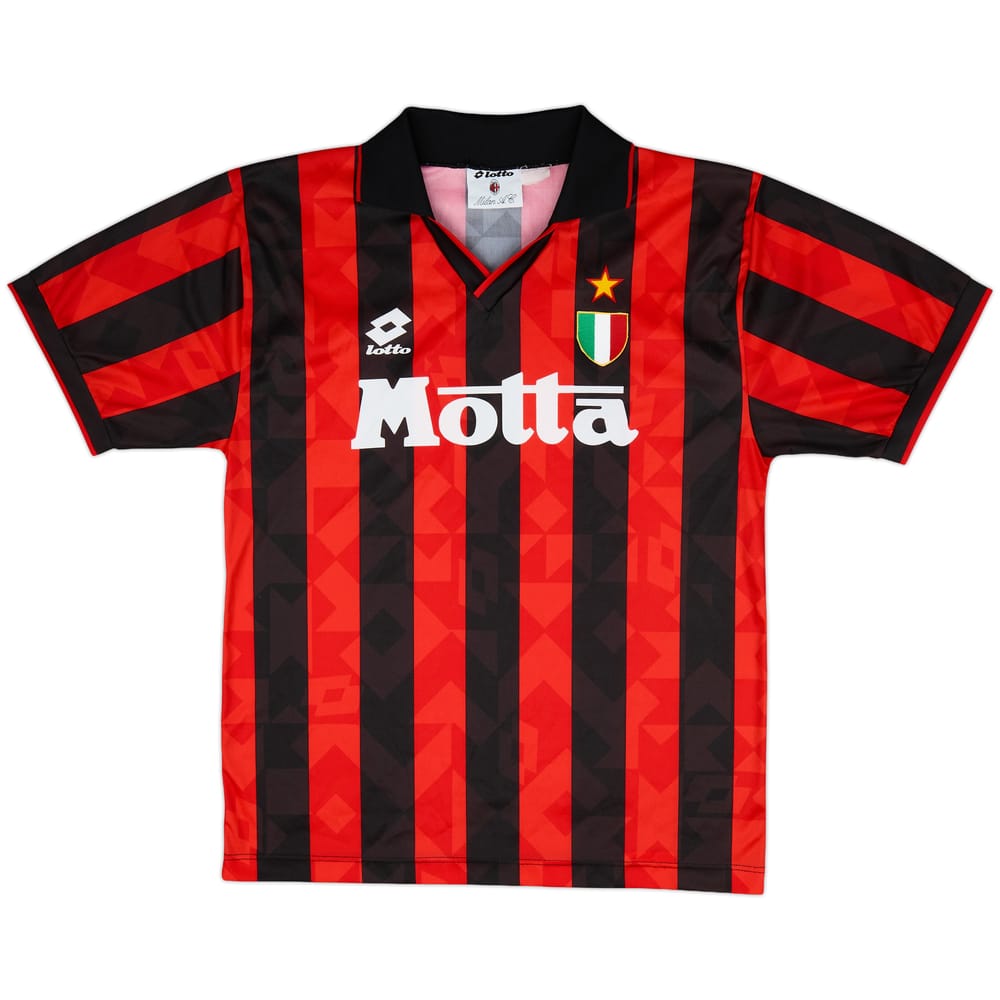 1993-94 AC Milan Home Shirt - 8/10 - (M)
