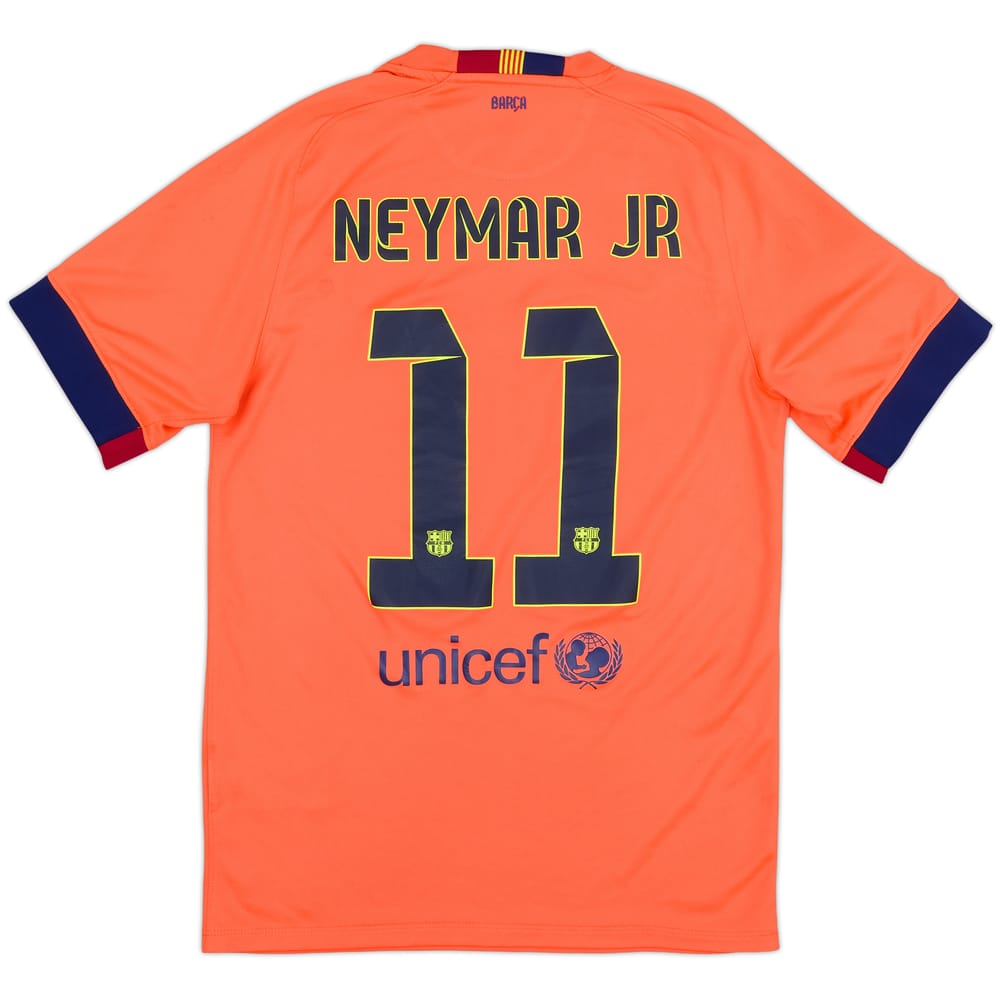 2014-15 Barcelona Away Shirt Neymar Jr #11 - 7/10 - (S)
