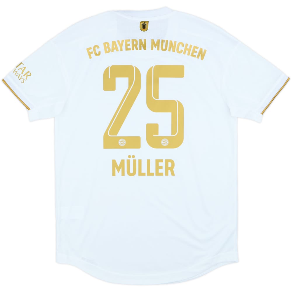 2022-23 Bayern Munich Authentic Away Shirt Muller #25 (M)