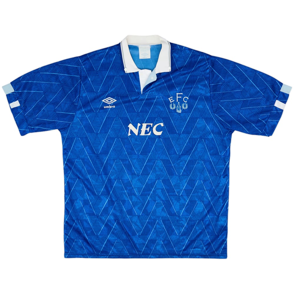 1989-91 Everton Home Shirt - 4/10 - (XL)