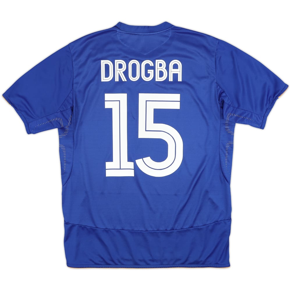 2005-06 Chelsea Centenary Home Shirt Drogba #15 - 6/10 - (L)
