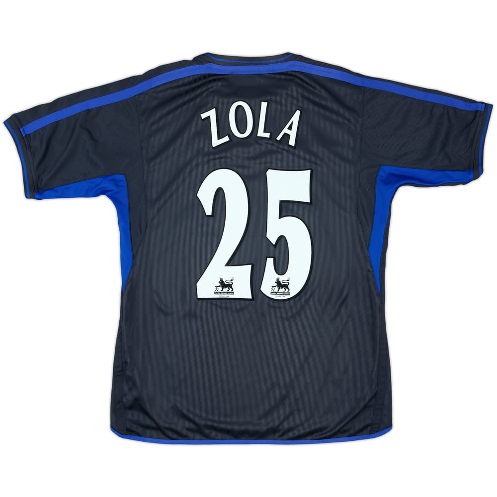 2002-04 Chelsea Away Shirt Zola #25 - 7/10 - (L)