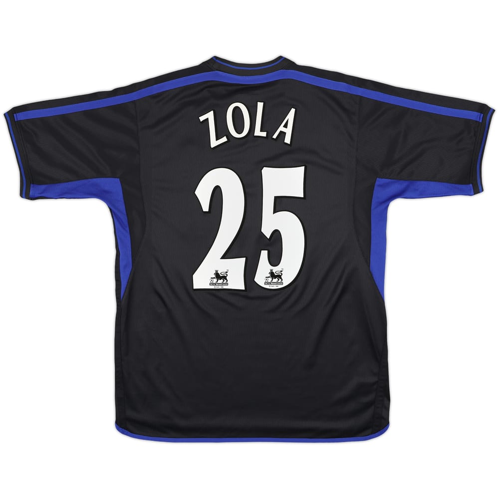 2002-04 Chelsea Away Shirt Zola #25 - 10/10 - (L)