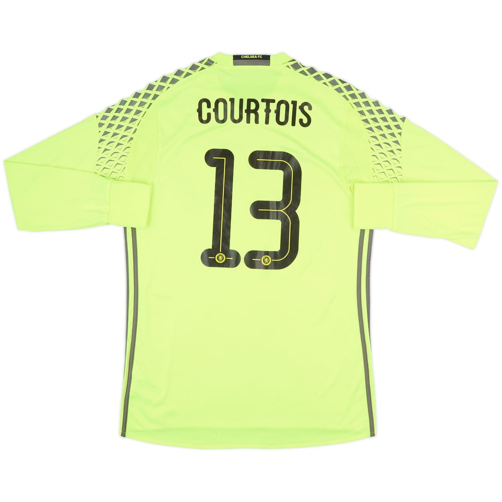 2016-17 Chelsea GK Shirt Courtois #13 - 8/10 - (L)