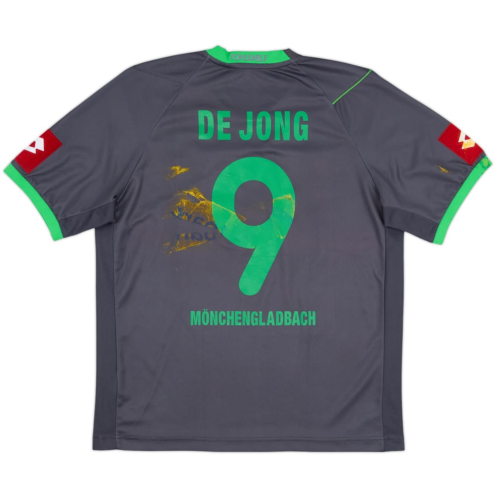 2011-12 Borussia Monchengladbach Away Shirt De Jong #9 - 4/10 - (M)