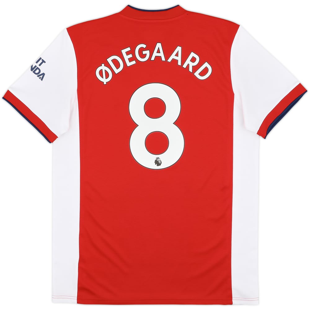 2021-22 Arsenal Home Shirt Odegaard #8 - 10/10 - (L)