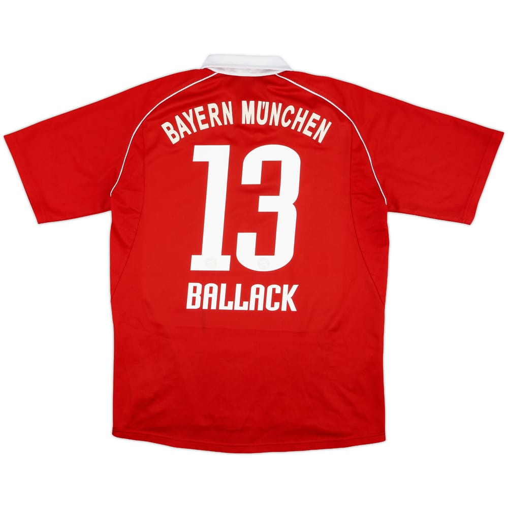 2005-06 Bayern Munich Home Shirt Ballack #13 - 7/10 - (L)