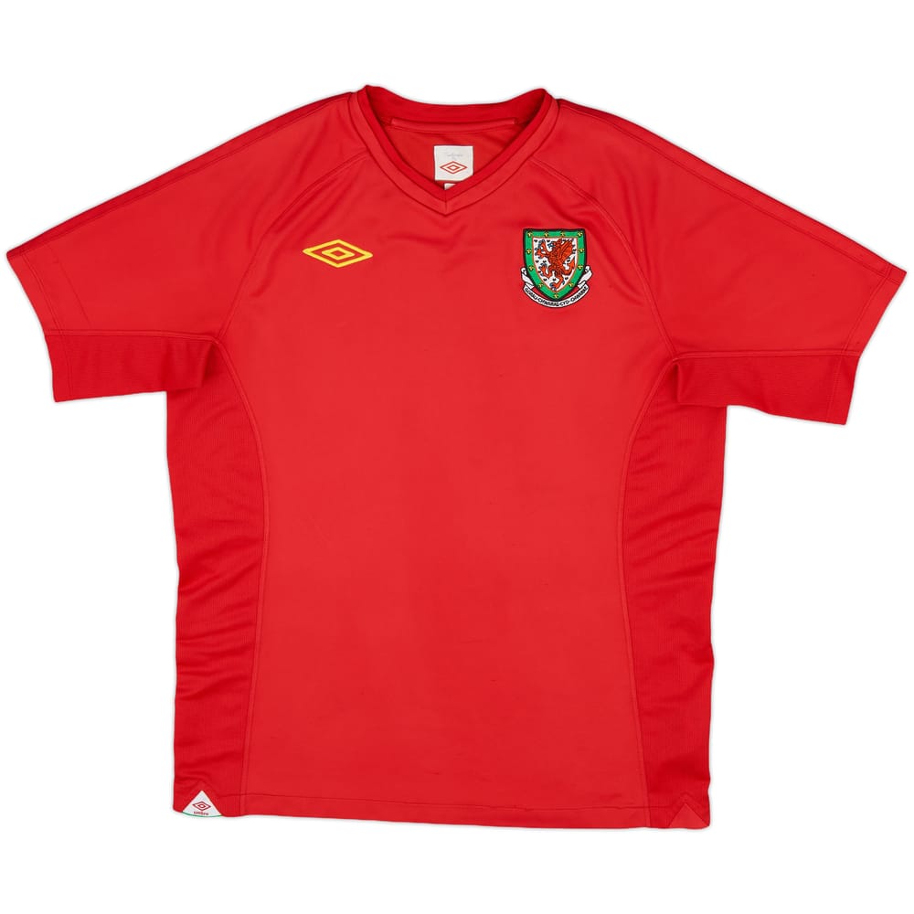 2010-11 Wales Home Shirt - 8/10 - (M)