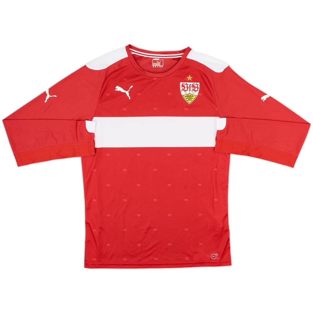 2014-15 Stuttgart Away L/S Shirt - 9/10 - (M)