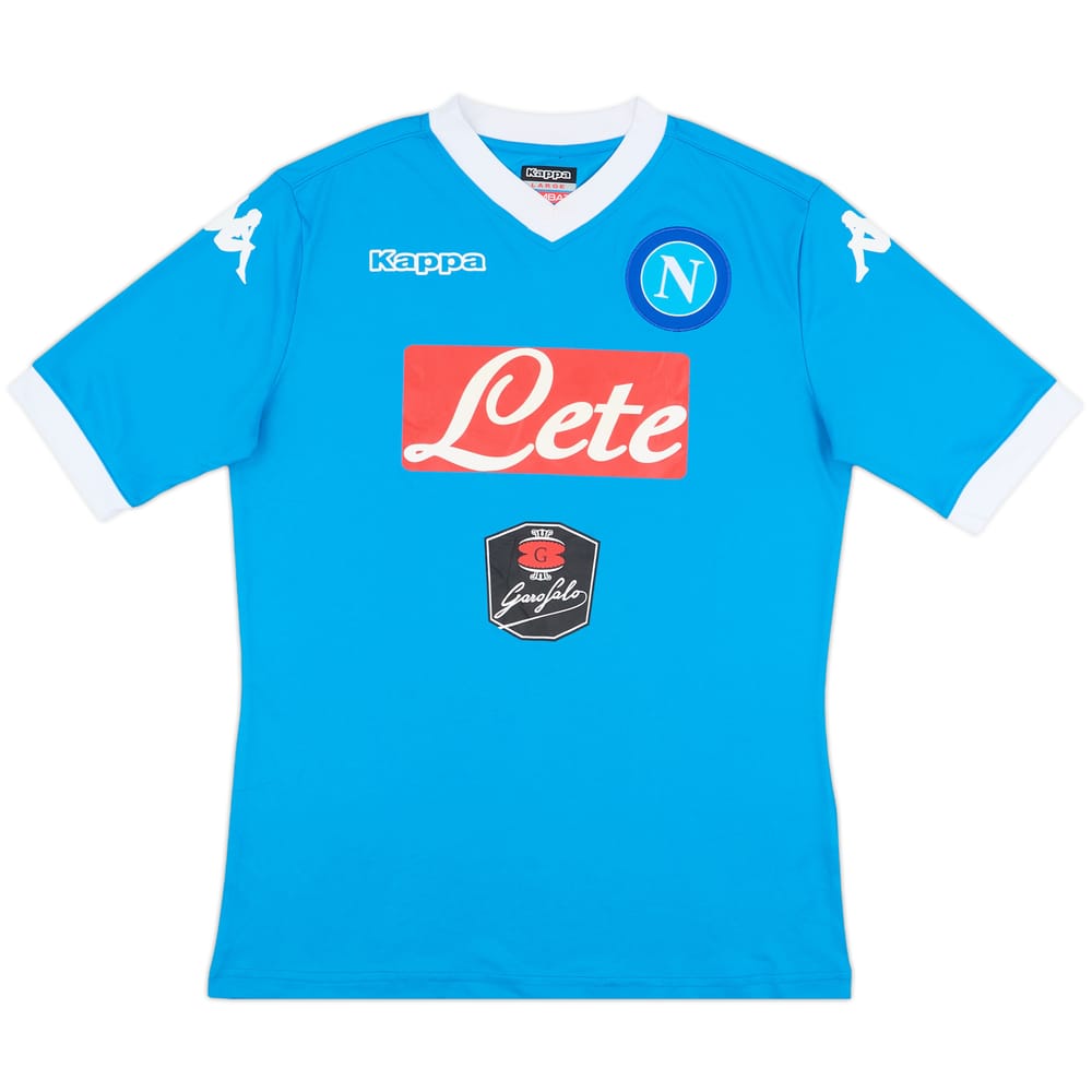 2015-16 Napoli Home Shirt - 8/10 - (L)
