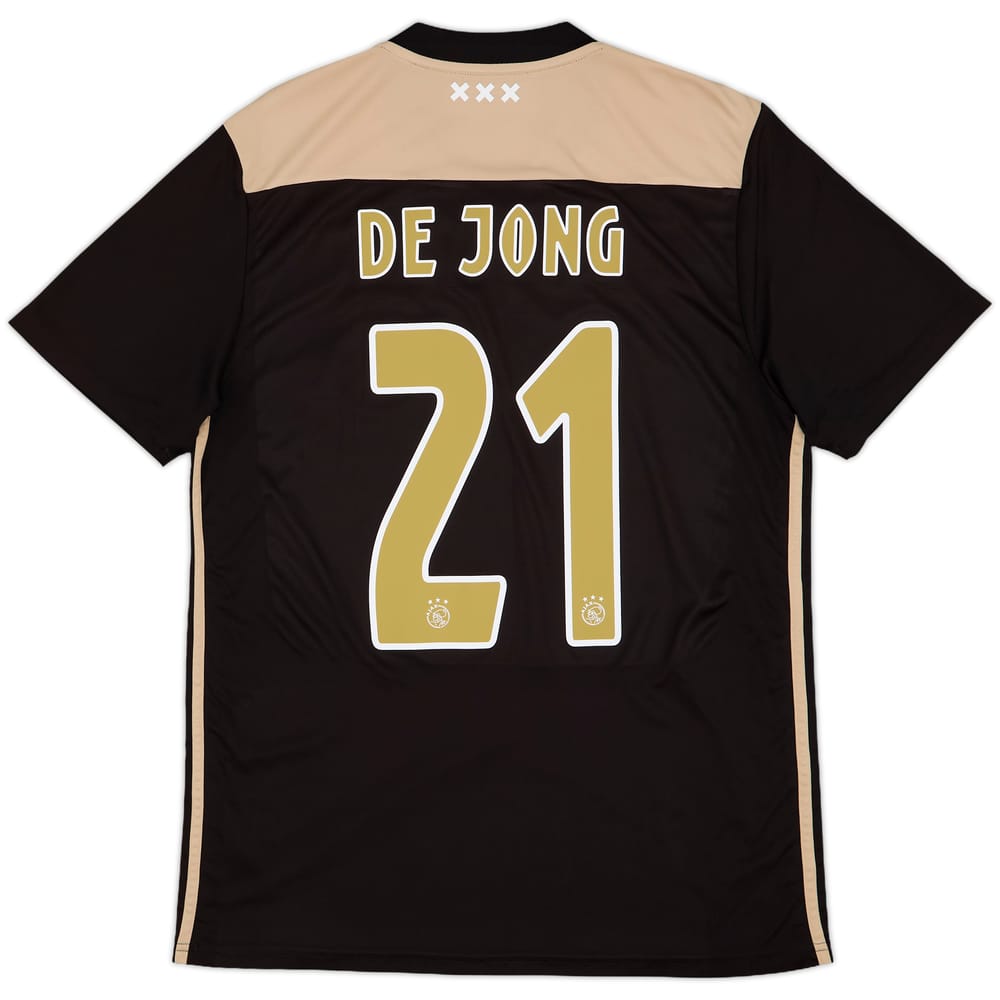 2018-19 Ajax Away Shirt De Jong #21 - 9/10 - (L)
