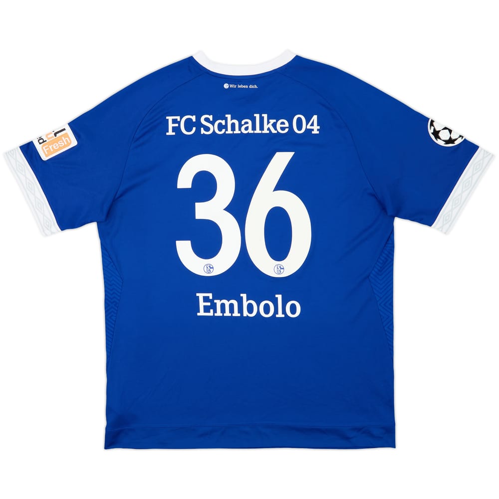 2018-19 Schalke Home Shirt Embolo #36 - 6/10 - (XL)