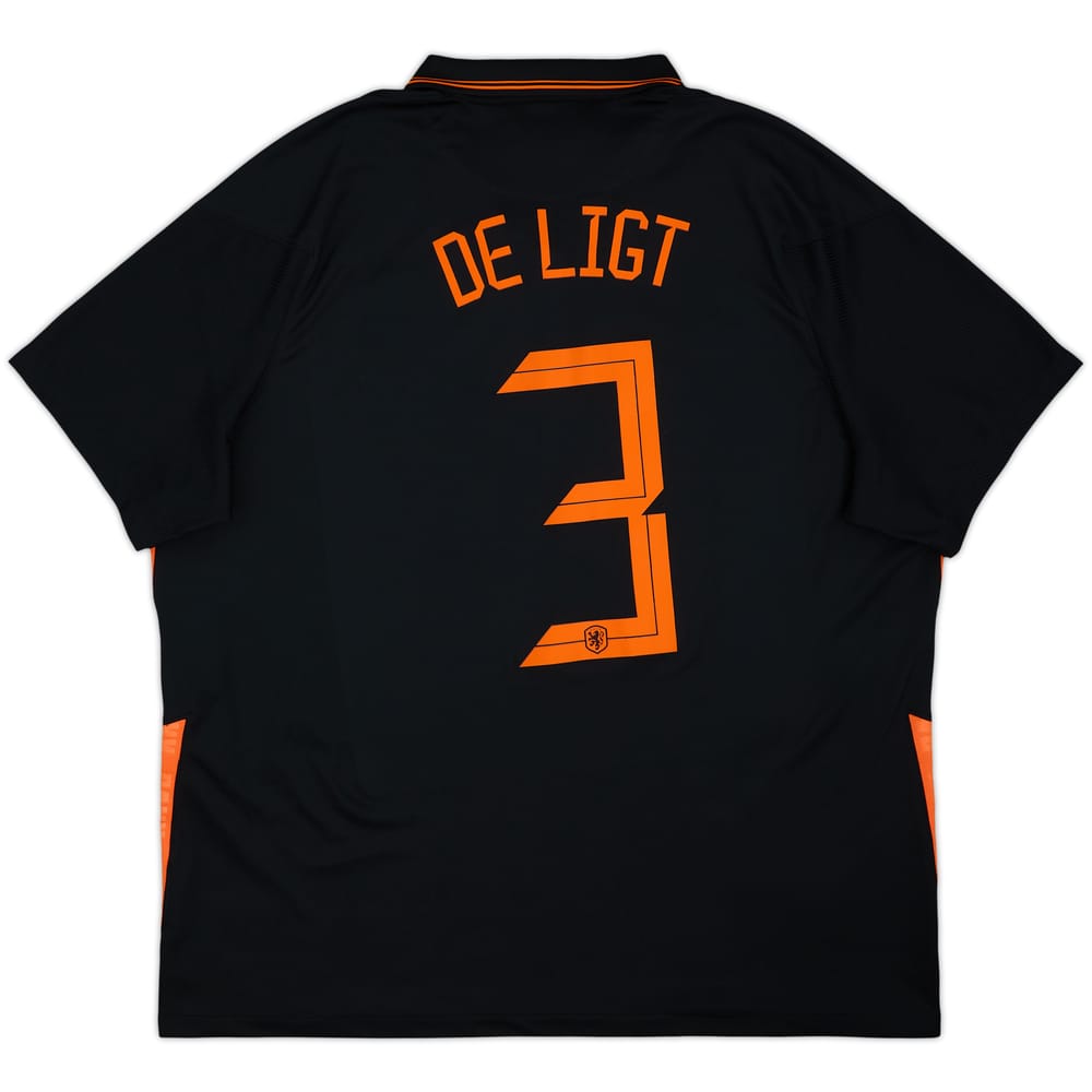 2020-22 Netherlands Away Shirt De Ligt #3 - 8/10 - (XXL)