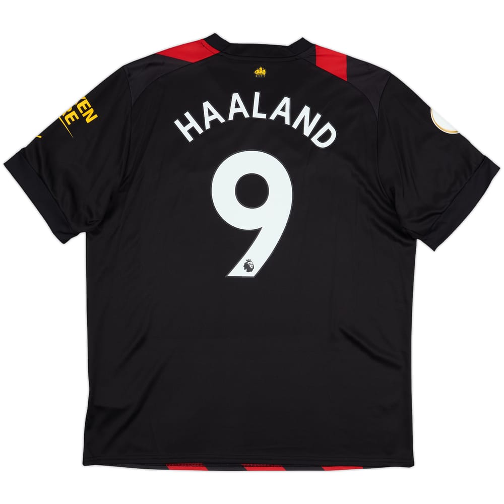2022-23 Manchester City Away Shirt Haaland #9 - 10/10 - (XL)