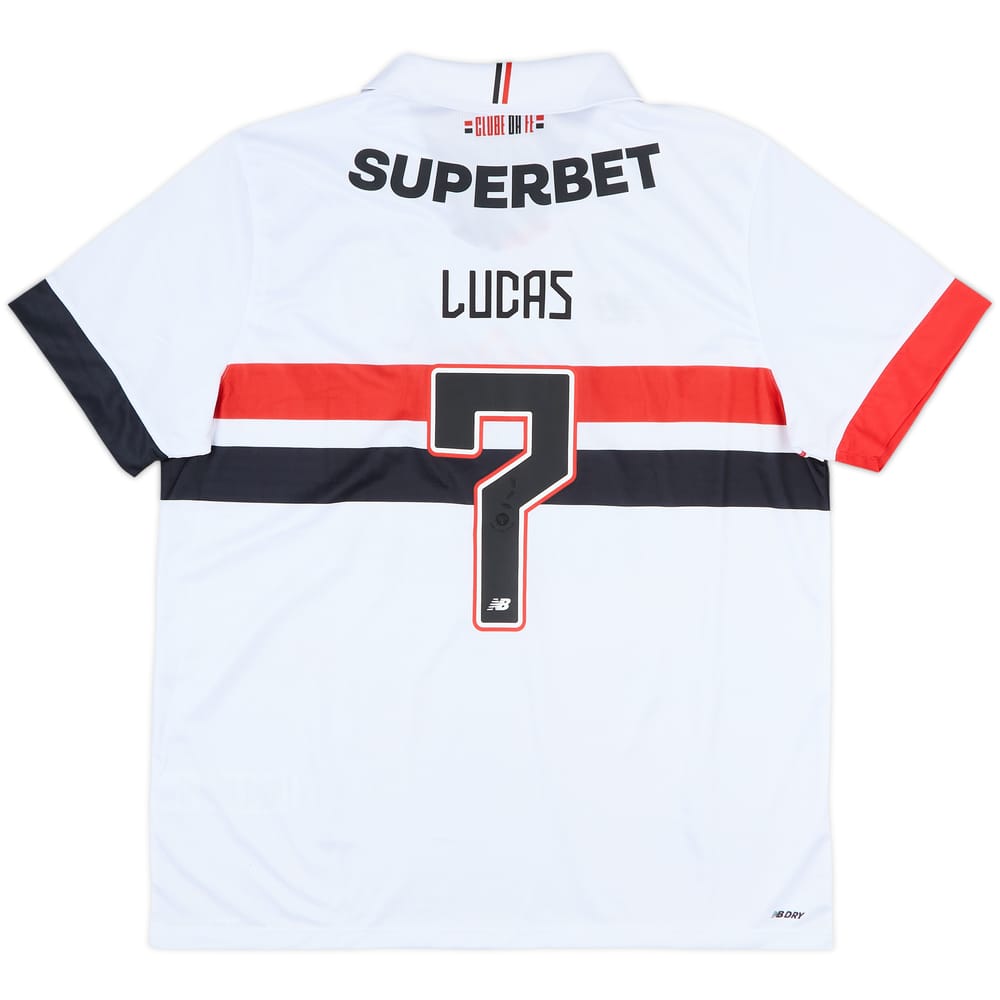 2024 Sao Paulo Home Shirt Lucas #7 - 10/10 - (XL)