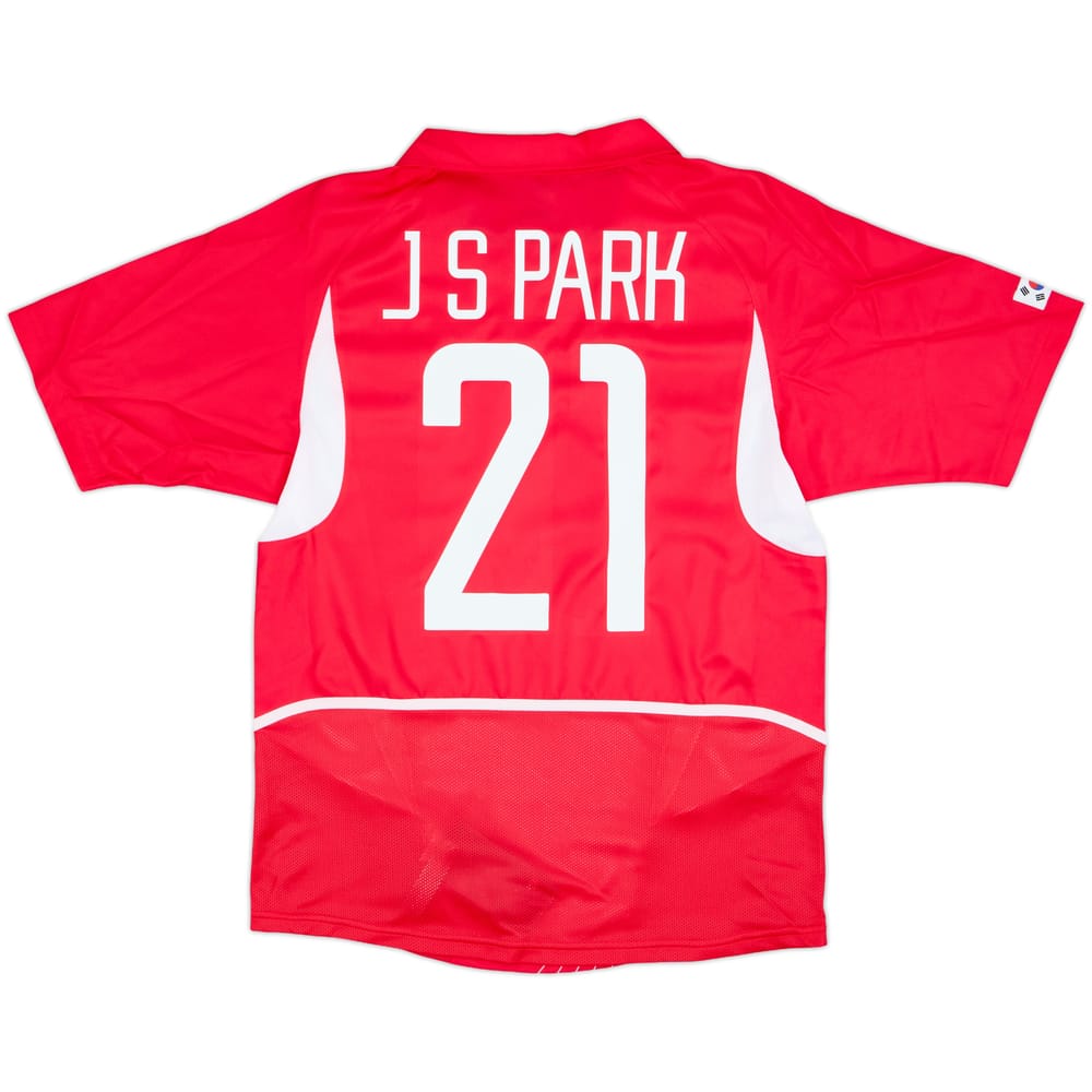 2002-03 South Korea Home Shirt J.S.Park #21 (M)