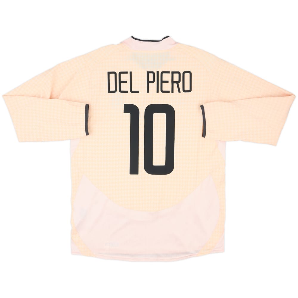 2003-04 Juventus Away L/S Shirt Del Piero #10 - 6/10 - (L)
