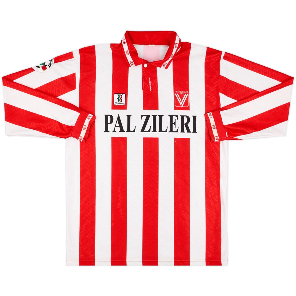 1995-96 Vicenza Match Issue Home L/S Shirt #6