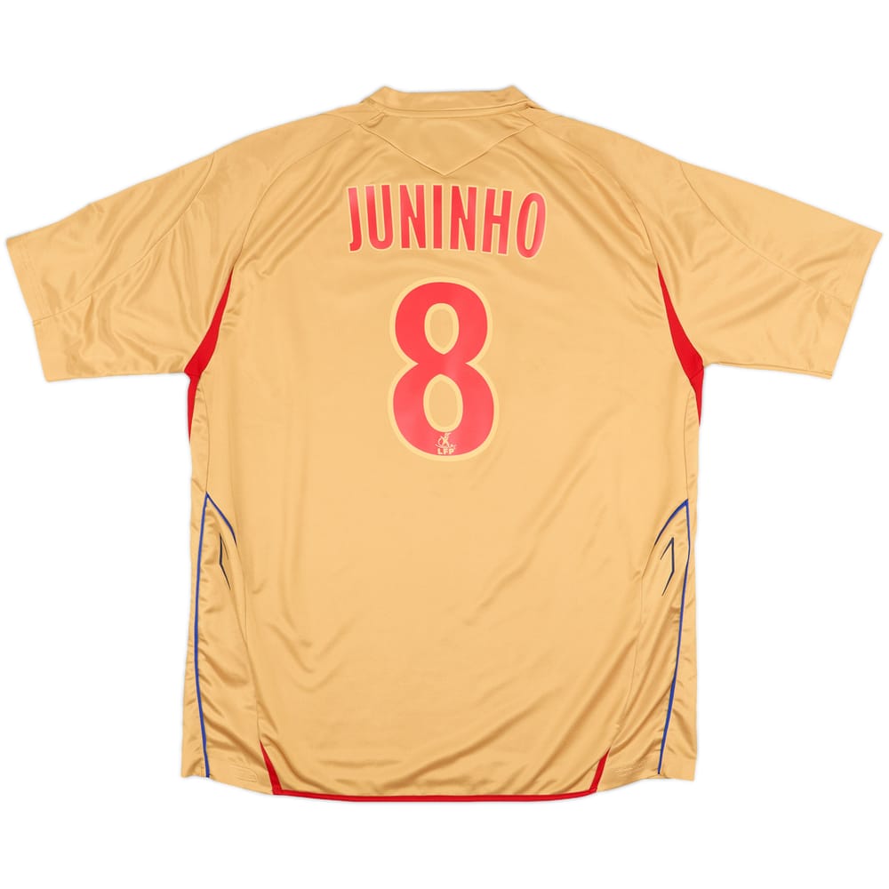 2007-08 Lyon Away Shirt Juninho #8 - 7/10 - (L)