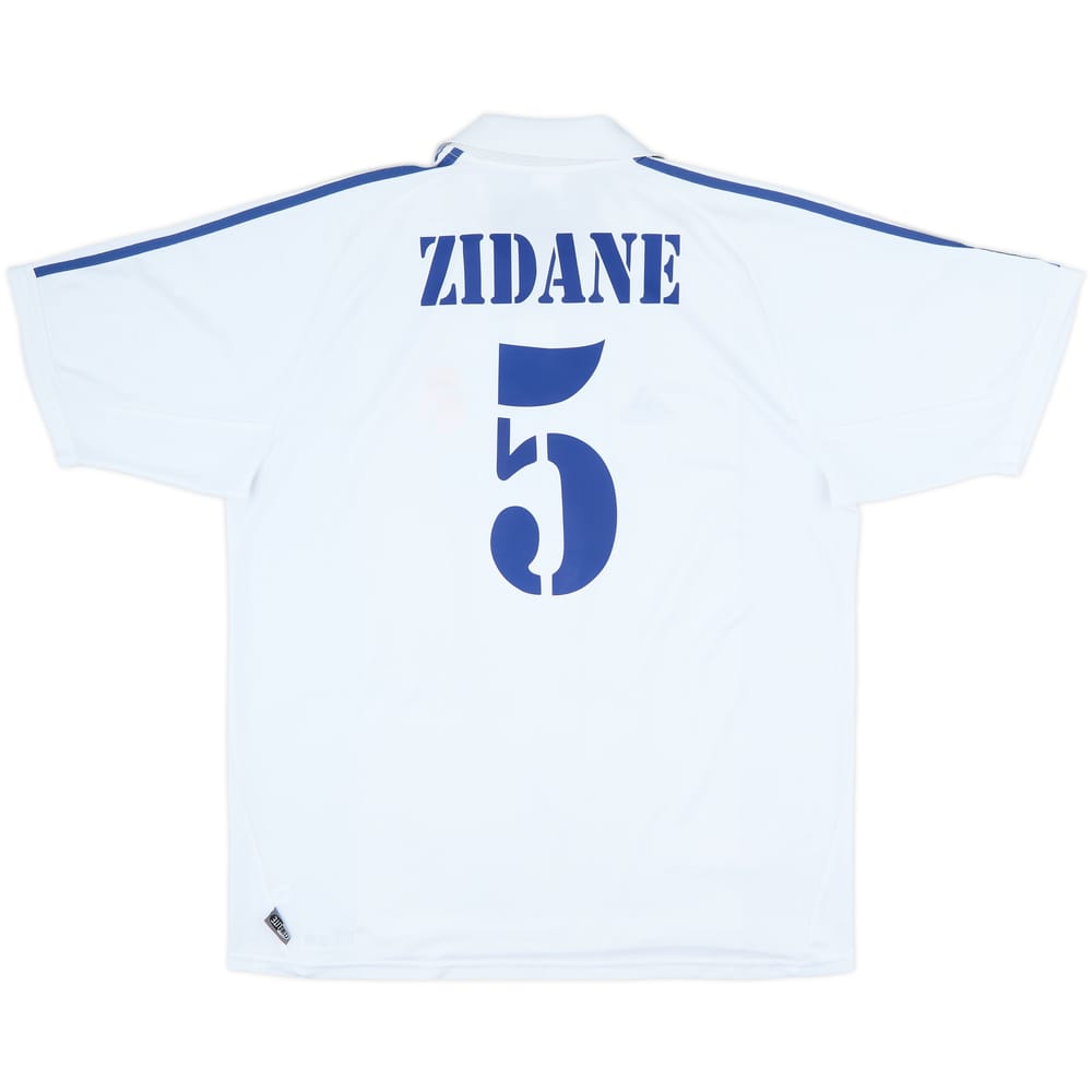2001 Real Madrid Home Shirt Zidane #5 - 8/10 - (XL)