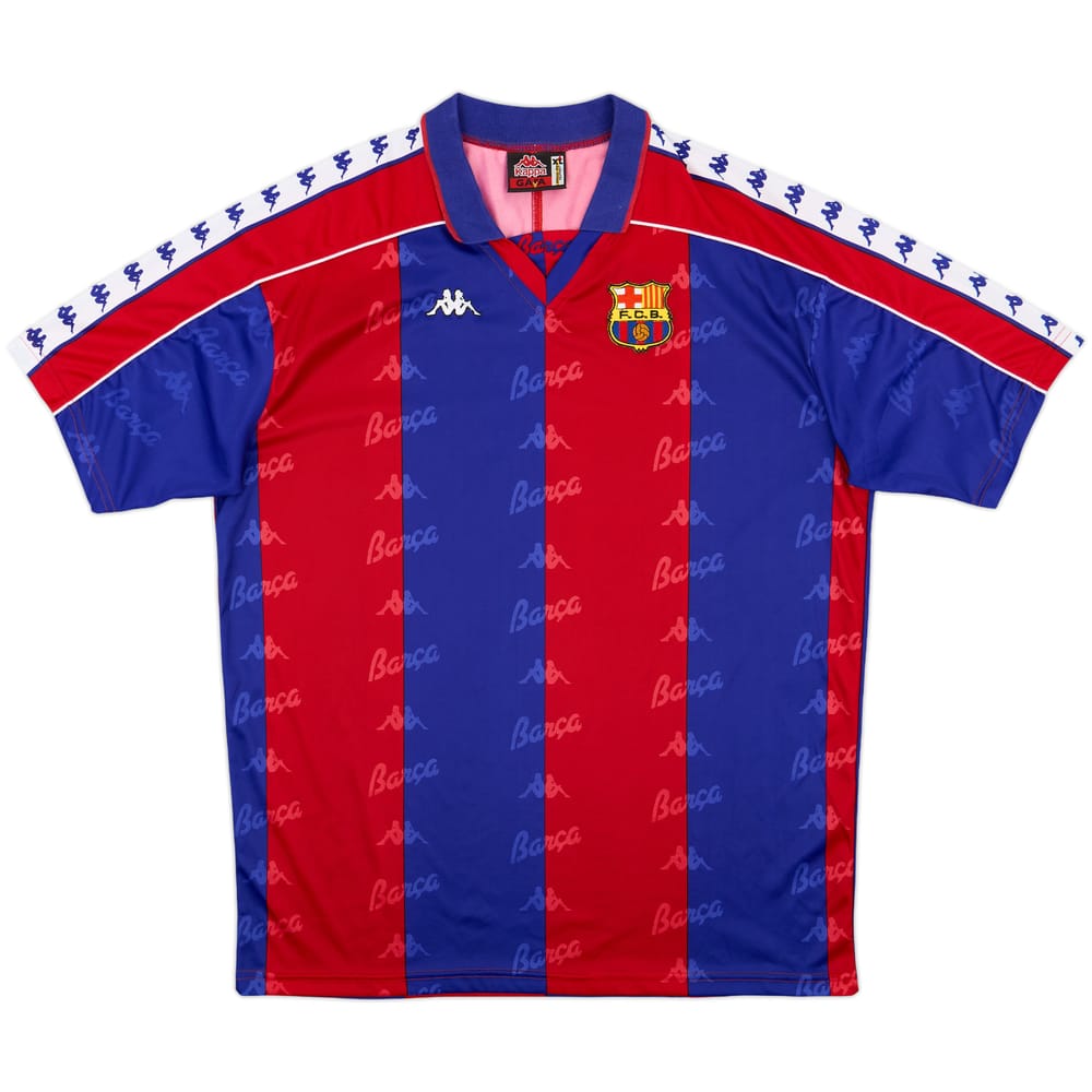 1992-95 Barcelona Home Shirt - 9/10 - (XL)