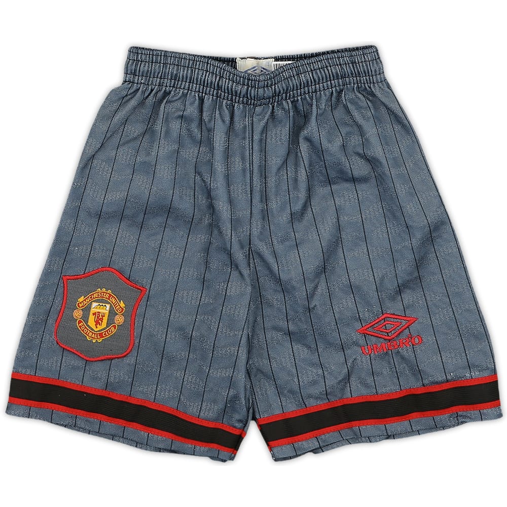 1995-96 Manchester United Away Shorts - 9/10 - (M.Boys)