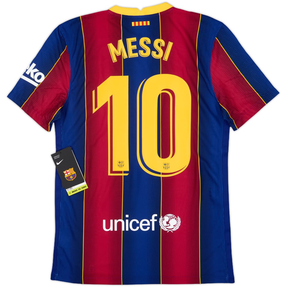 2020-21 Barcelona Authentic Home Shirt Messi #10 (S)
