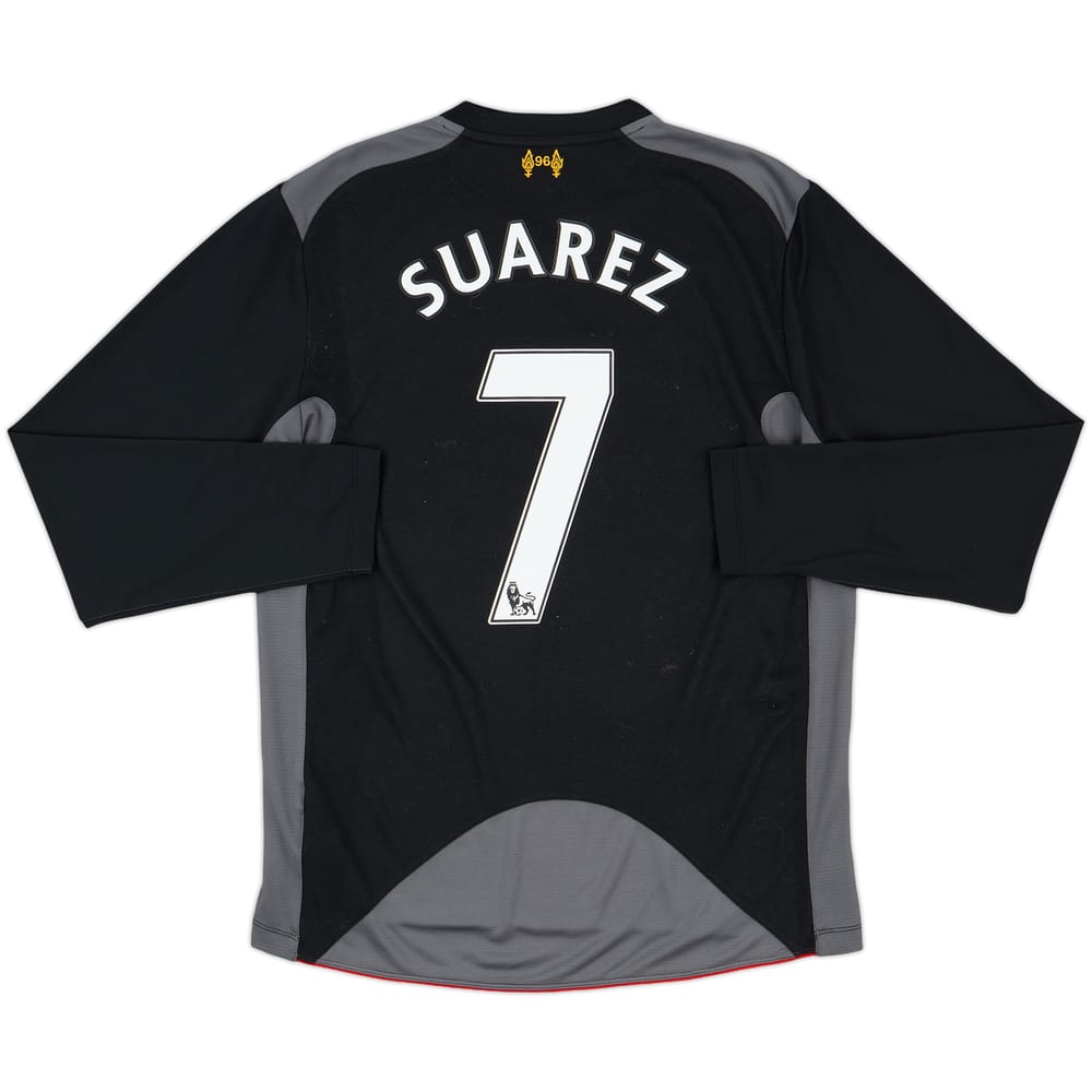 2012-13 Liverpool Away L/S Shirt Suarez #7 - 7/10 - (M)