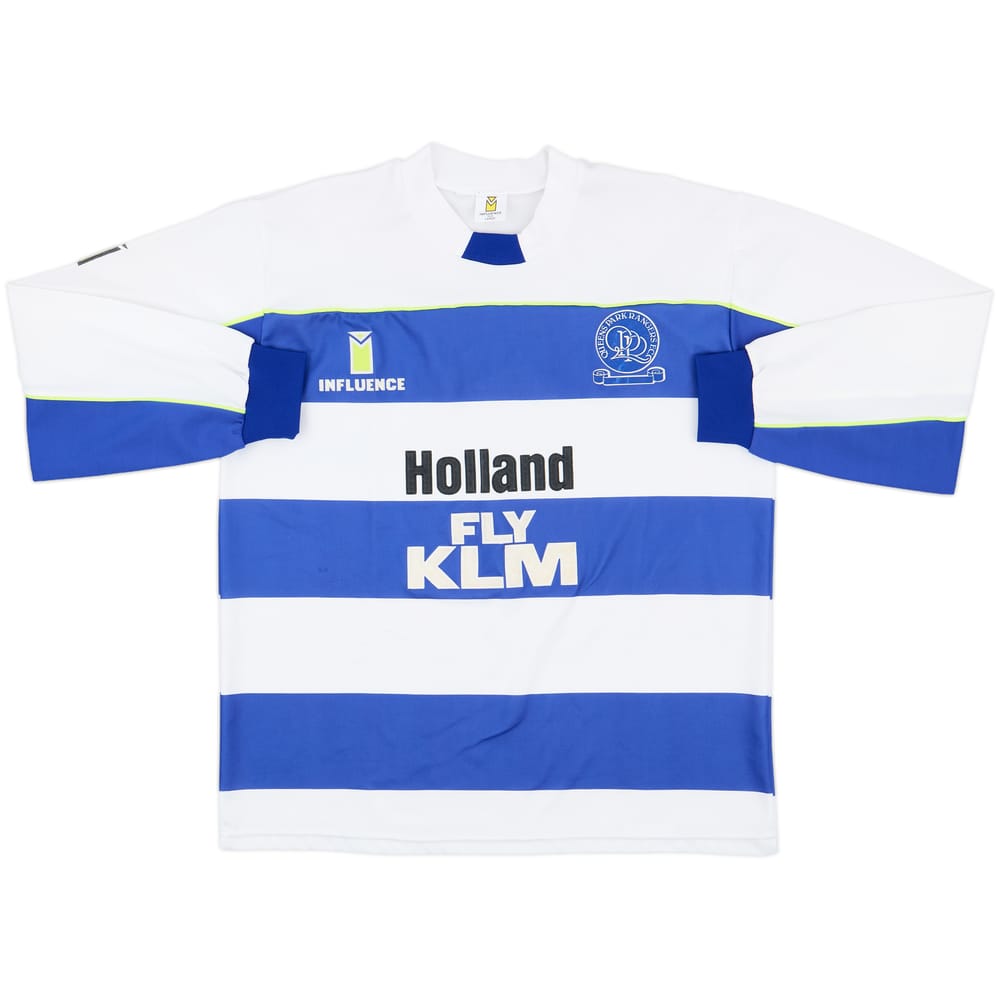 1989-90 QPR Home L/S Shirt - 8/10 - (L)