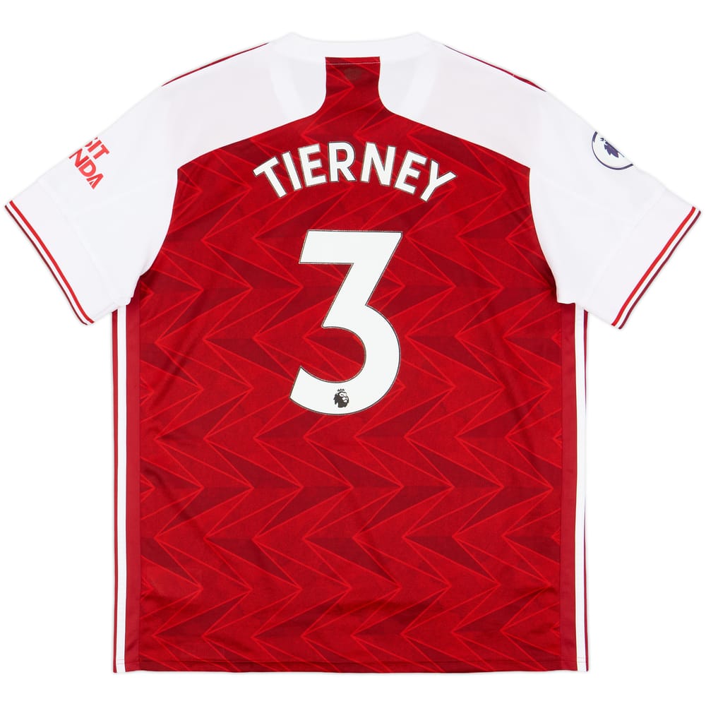 2020-21 Arsenal Home Shirt Tierney #3 - 7/10 - (XL)