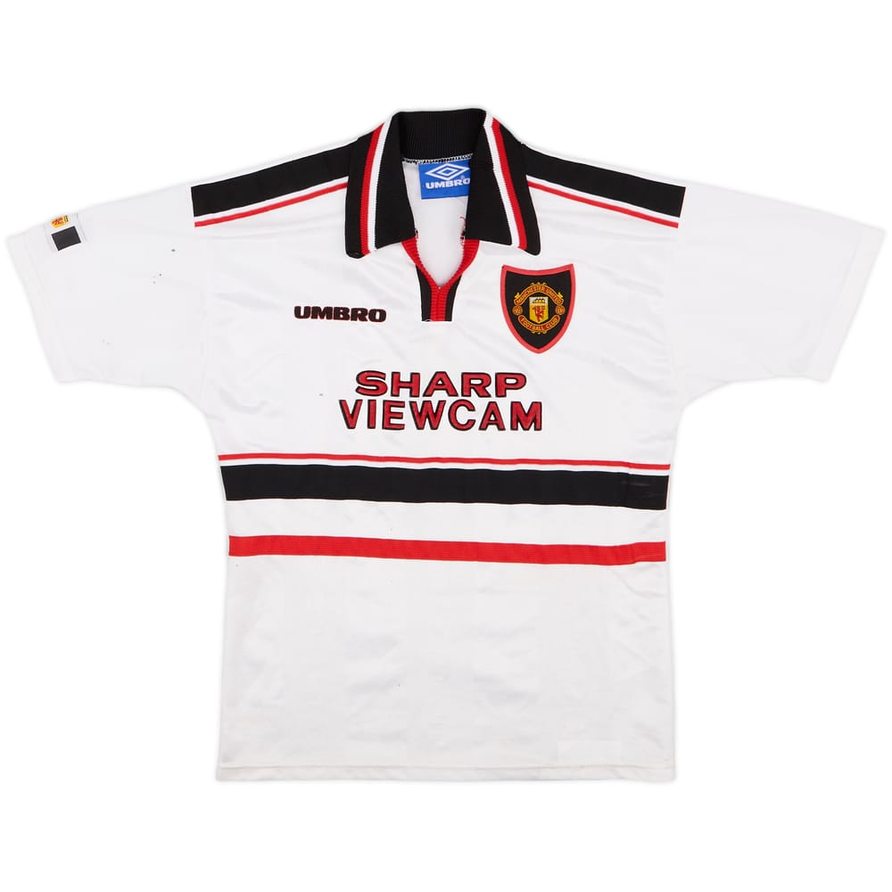 1997-99 Manchester United Away Shirt - 6/10 - (M.Boys)