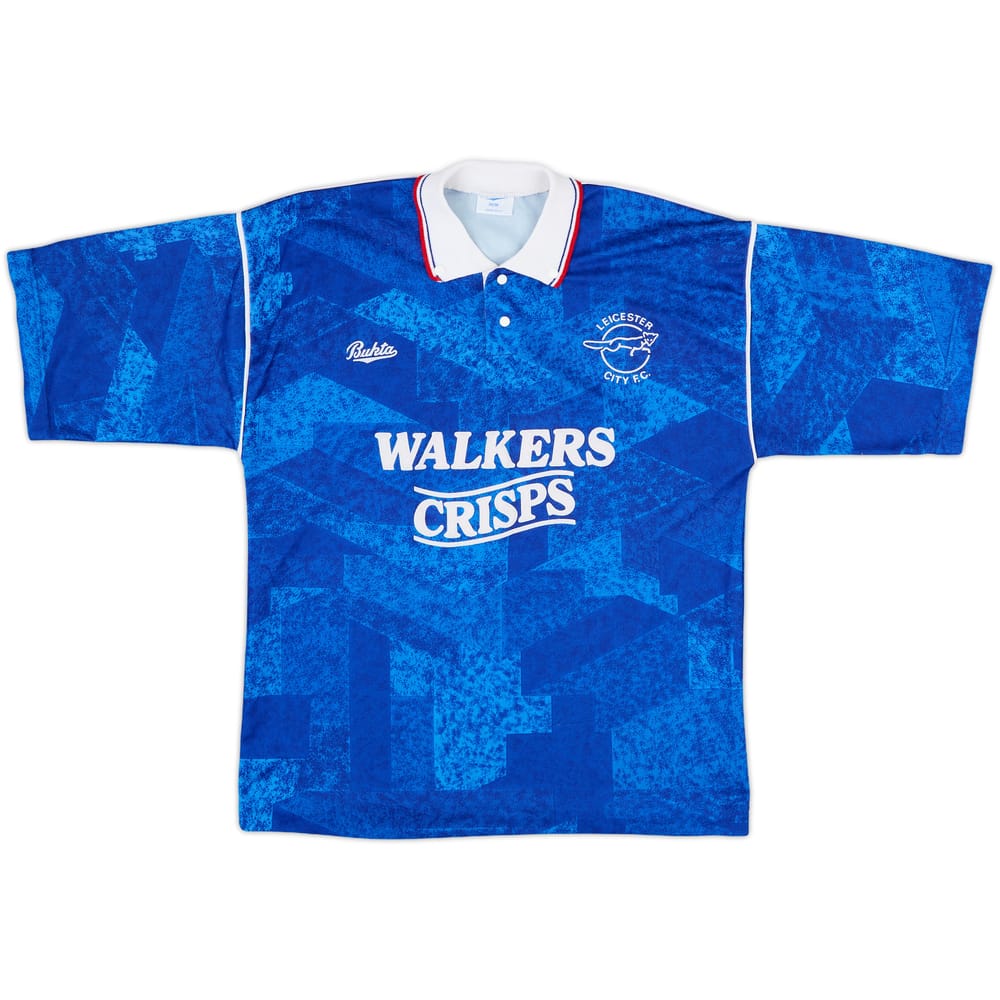 1990-92 Leicester Home Shirt - 8/10 - (S)