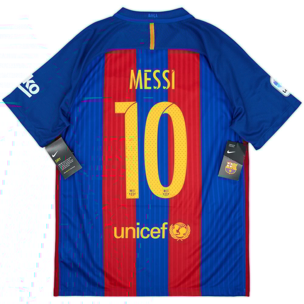 2016-17 Barcelona Home Shirt Messi #10 (M)