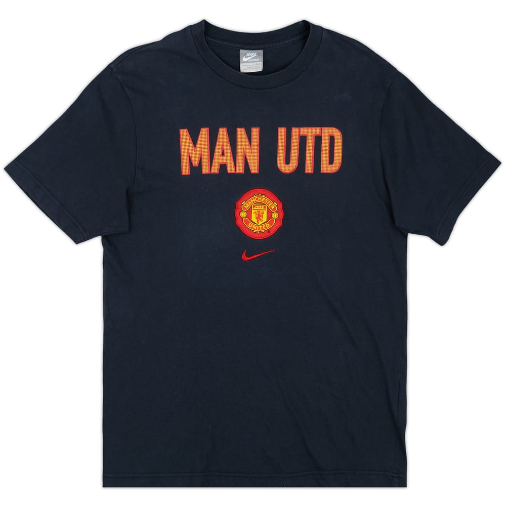 2009-10 Manchester United Nike Cotton Tee - 9/10 - (L)